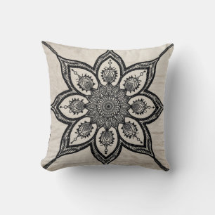 Kilim Lumbar Mandala Pillows: Ethnic Beauty Cushion