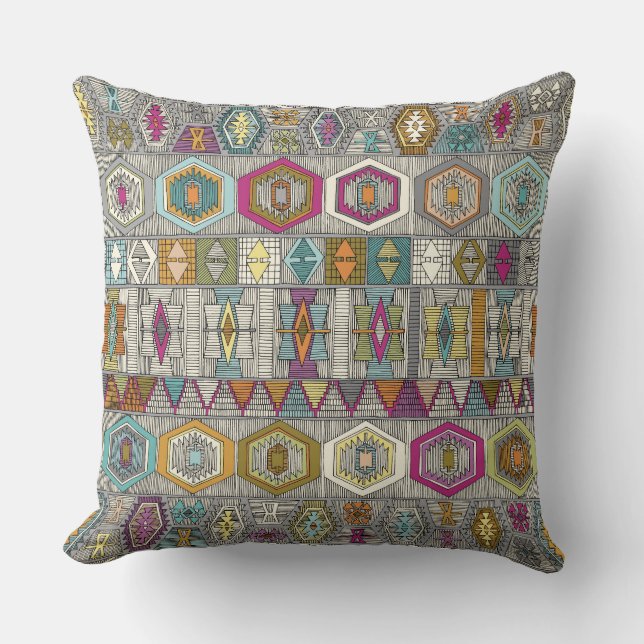 kilim pembe cushion (Front)