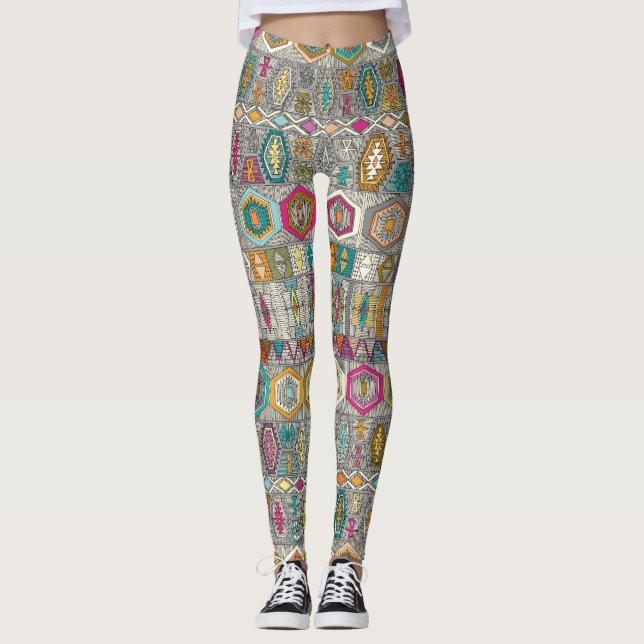 kilim pembe leggings (Front)