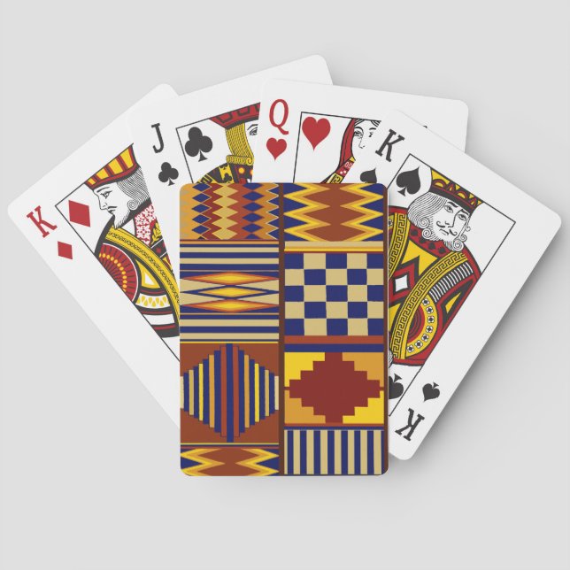 Kilim Prayer Rug design Playing Cards (Back)