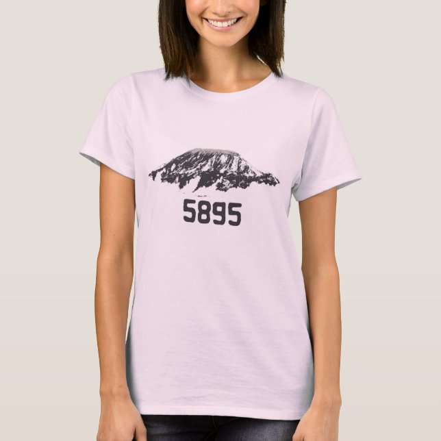 Kilimanajaro 5895 t shirt (Front)
