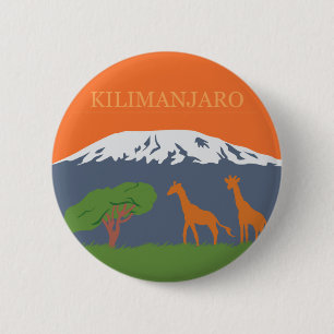 Kilimanjaro 6 Cm Round Badge