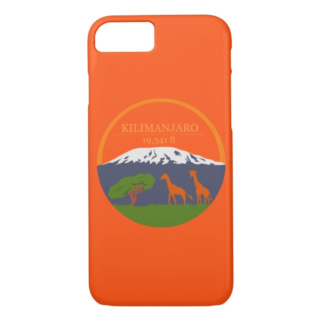 Kilimanjaro Altitude Case-Mate iPhone Case (Back)