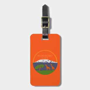 Kilimanjaro Altitude Luggage Tag