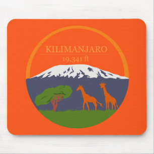 Kilimanjaro Altitude Mouse Pad