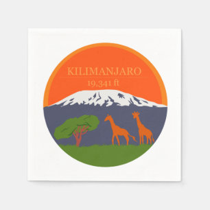 Kilimanjaro Altitude Napkin