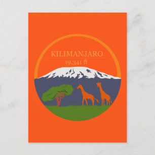 Kilimanjaro Altitude Postcard