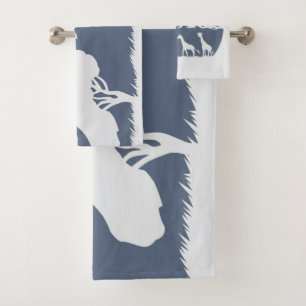 Kilimanjaro (Blue) Bath Towel Set