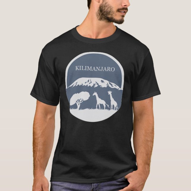 Kilimanjaro (Blue) Classic T-Shirt (Front)