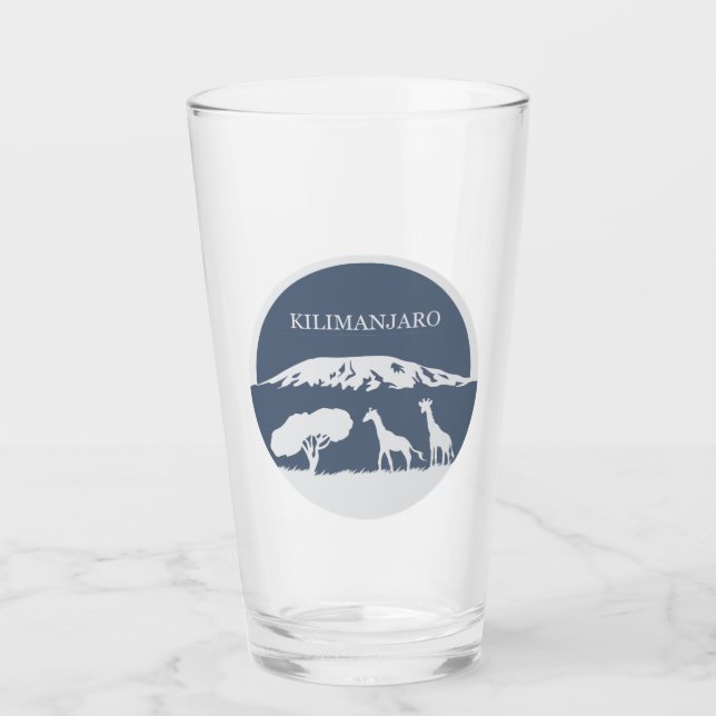 Kilimanjaro (Blue) Glass (Front)