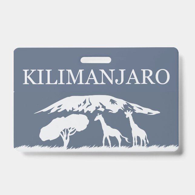 Kilimanjaro (Blue) ID Badge (Front)