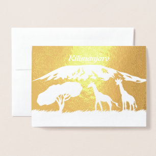 Kilimanjaro Foil Card
