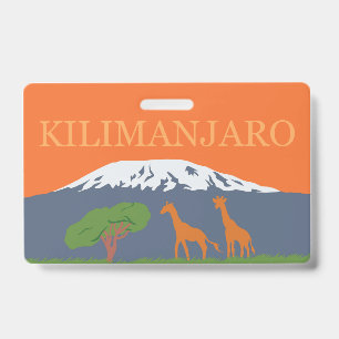 Kilimanjaro ID Badge