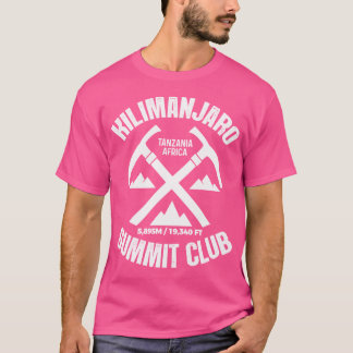 Kilimanjaro Mountain Climbing Climber Hiker T-Shirt