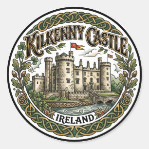 Kilkenny Castle Ireland Classic Round Sticker