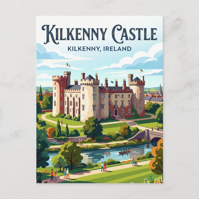 Kilkenny Castle Ireland Postcard (Front)