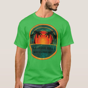 Kill Devil Hills North olina Beach Vintage Retro S T-Shirt