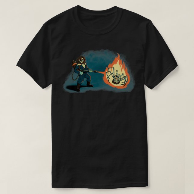 KILL IT WITH FIRE  T-Shirt (Design Front)