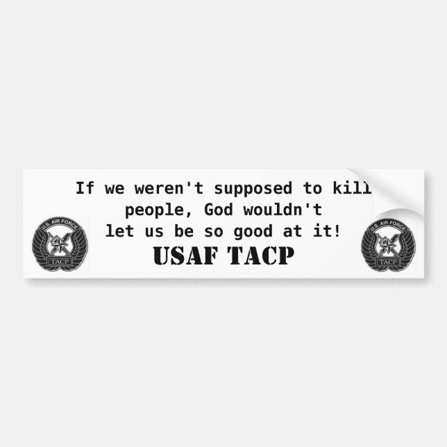 Kill People Bumper Bumper Sticker (Front)