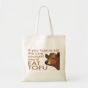 Kill the Cow - Vegan, Vegetarian Tote Bag