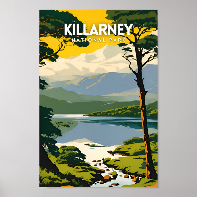 Killarney National Park Travel Poster (Front)