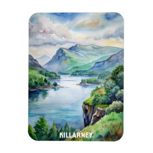 Killarney National Park Watercolor Painting Magnet