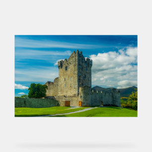 Killarney's Ancient Stronghold: Ross Castle Acrylic Sign