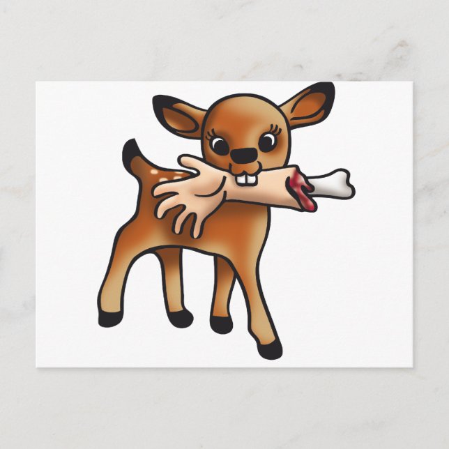 Killer Bambi Postcard (Front)