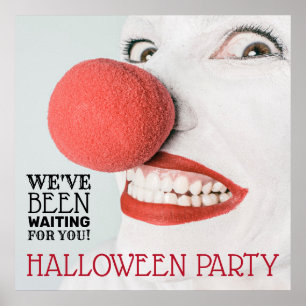 Killer Clown, Halloween Welcome Poster