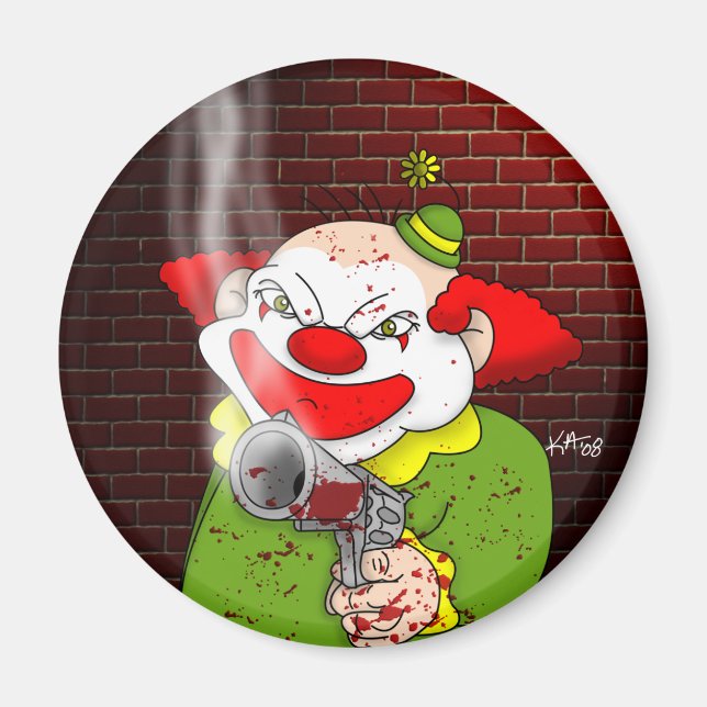 Killer Clown Magnet (Front)