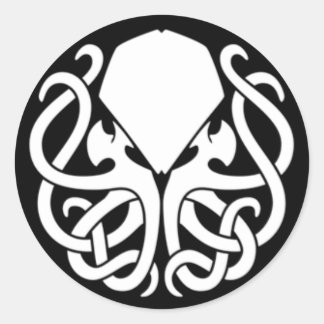 Killer Cthulhu sticker (BLACK) (Limited time only)
