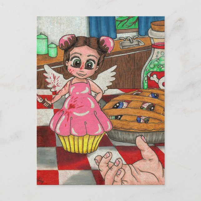 Killer Cupcakes Postcard (Front)
