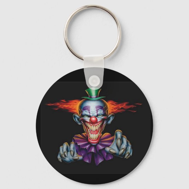 Killer Evil Clown Key Ring (Front)