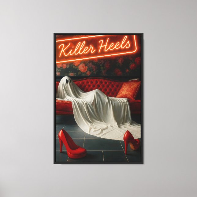 Killer Heels Canvas Print (Front)