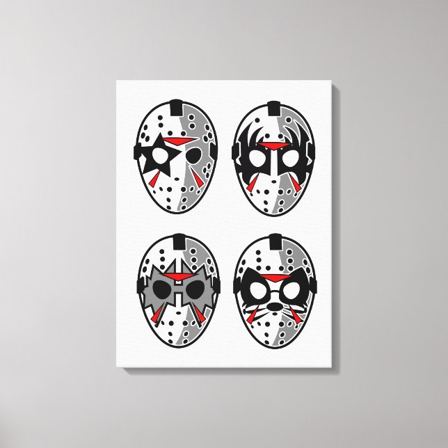 Killer Hockey Players  Canvas Print (Front)