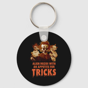 Killer Klowns from Outer Space Halloween Playing T Key Ring