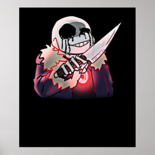 Killer Sans Undertale Poster