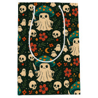 Killer Shroom-Skull & Flowers Pattern