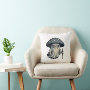 Killer 'Shroom – Spooky Ghost with Knife Cushion