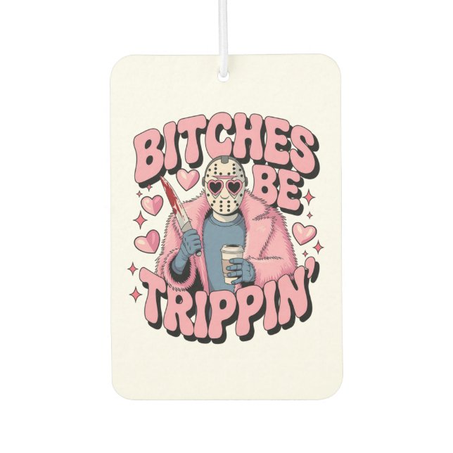 Killer Valentine Vibes Car Air Freshener (Front)