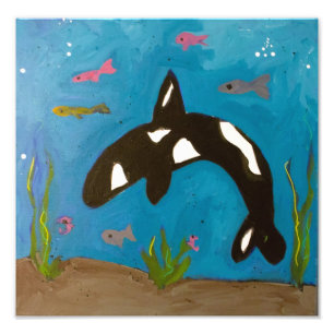 Killer Whale by Genevieve & Gina Photo Print