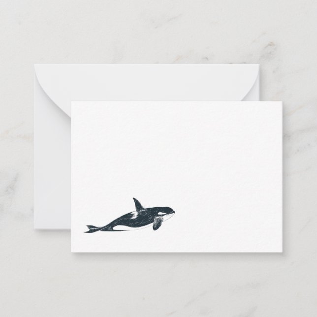Killer whale card (Front)