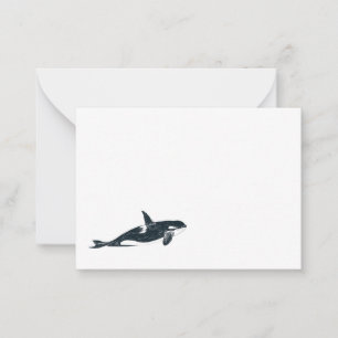 Killer whale card