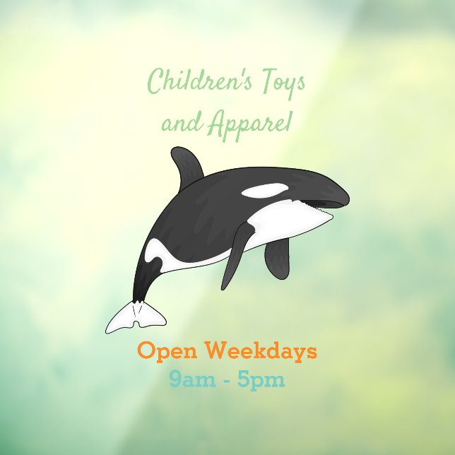 Killer whale cartoon illustration  (Sheet 3)