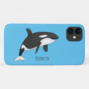 Killer whale cartoon illustration  Case-Mate iPhone case