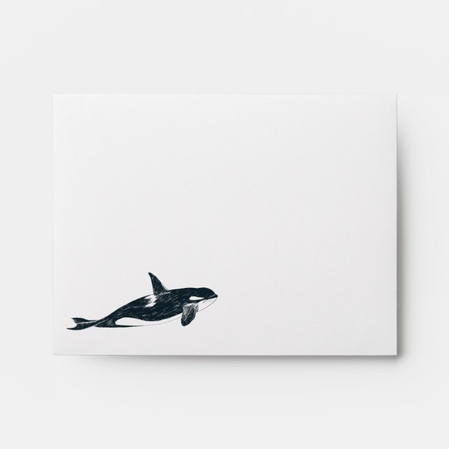 Killer whale envelope (Front)