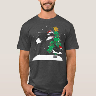 Killer Whale Family Christmas Tree Ornament T-Shirt