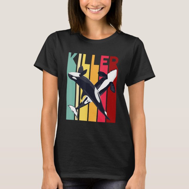 Killer Whale Gift Idea Sea Animals Orca T-Shirt (Front)