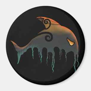 killer whale Halloween Magnet