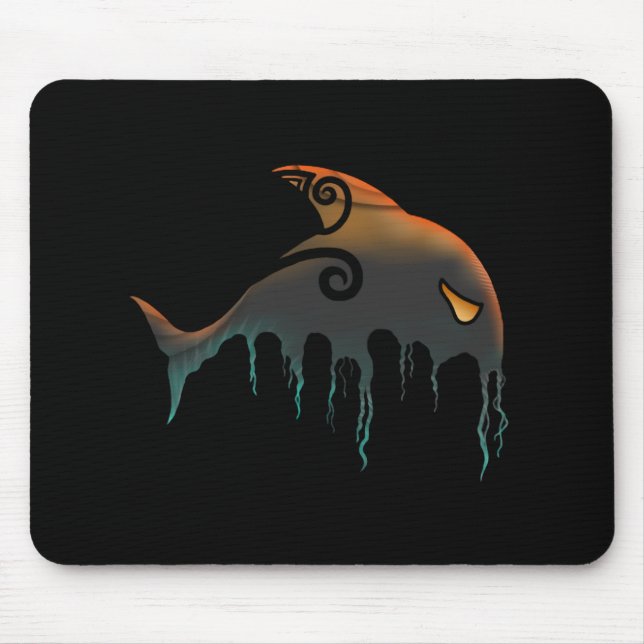 killer whale Halloween Mouse Pad (Front)